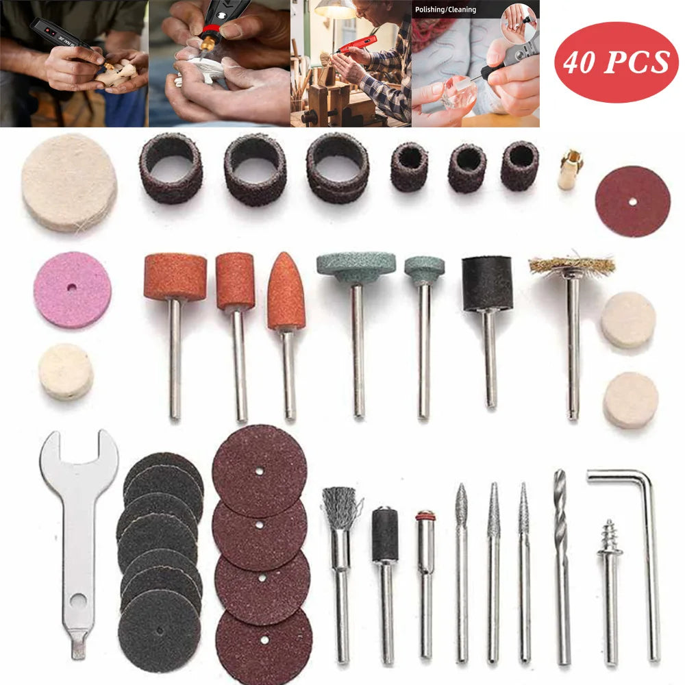 NEW Arrivals 373PCS Set Mini Electric Drill Multi Rotary Tool Accessories Set Grinding Polishing Rotating Polishing Kits For Dremel Accessory