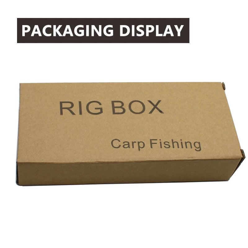 NEW Arrivals Carp Fishing Tackle Box Rig Safe Combi Soft Hook Length Hair Ronnie Zig Rig Storage System Magnetic Fishing Swivel Lines Aligner Tackle Box Lake River Fishing Accessories