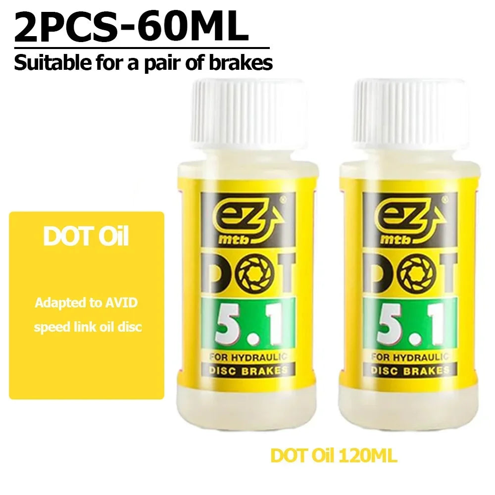 NEW Bicycle Brake Mineral Oil, Bicycle Hydraulic Disc Brake Oil Bleed Kit ,Mineral Oil Shimano MTB Road Racing Bike Brake Repair Tools Set Bicycle Parts Spares Accessories