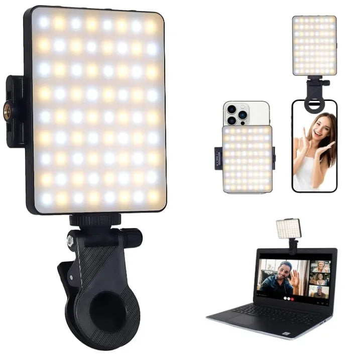 NEW Arrivals Cross-Border Mobile Phone Live Broadcast Video Camera Flashlight LED Flashing Light Bulb VLOG Light For Video Conferences Mobile Phones Accessories