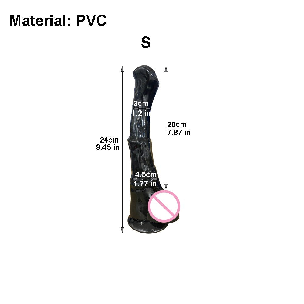 30cm Huge Horse Dildo Realistic Animal Penis Artificial Female Masturbators Rubber Monster Cock Anal Plug Hand-Frees Sex Tools