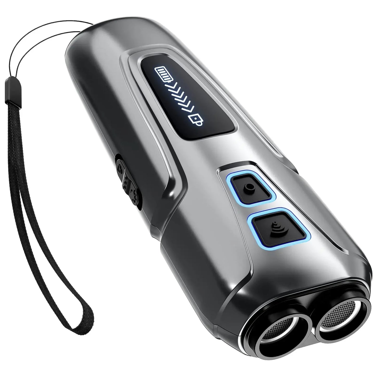 NEW Arrivals Dog Repeller Ultrasonic Pet Anti Barking Stop Control Bark Outdoor Training Device High Power Dog Repellent with LED Flashlight Dogs Pets Supplies