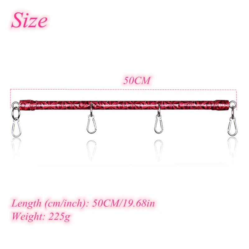 Spreader Bar Erotic Toys Leather Handcuffs Ankle Cuffs Restraints Bondage Set BDSM Adult Products Sex Toys For Women Couples