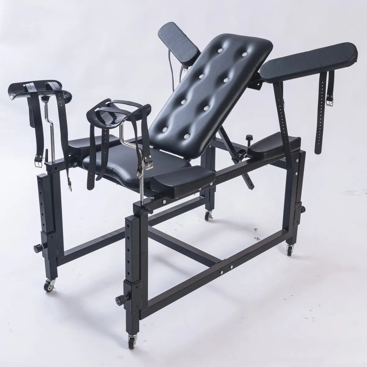 Newest Sex Furniture Multifunction Chair Sofa Sex Machine Vibrator Leather Handcuffs BDSM Bondage Kit Sex Toys for Adult Couples