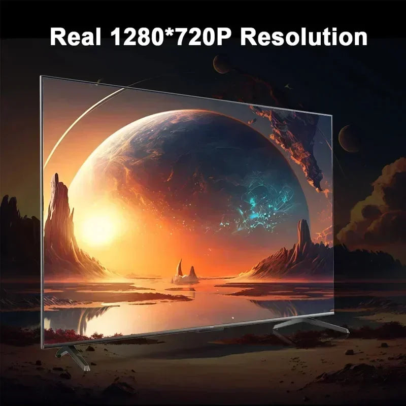 NEW!!!! 4K Android 11 Dual Wifi6 200 ANSI All Winner H713 BT5.0 1080P 1280*720P Home Cinema Outdoor Portable Projector