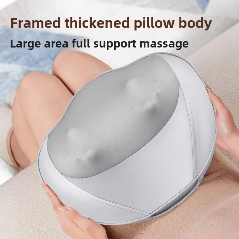 NEW Arrivals UK Plug Exclusive Sales Electric Shiatsu Head Neck Cervical Body Massager Car Back Pillow with Heating High Quality Massage Device Health Care Supplies