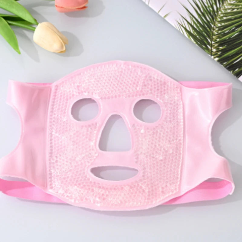 NEW Arrivals 1pc Ice Masks Eye Masks Hot/Ice Reduce Edema Post-Op Puffiness Recovery Cooling Ultra Soft Full Face Fabrics Women Home Beauty Salon SPA Accessories Skin Care Supplies