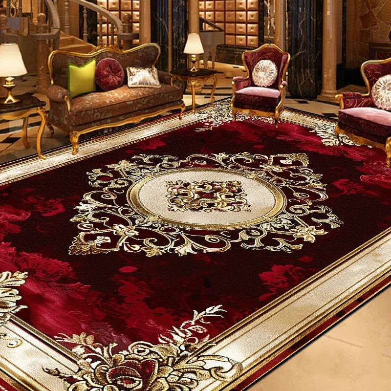 NEW Arrivals 13 Patterns 2Mx4M Luxury Retro Persian Carpet Living Room Large Area Decoration Sofa Area European Style Rugs for Bedroom Cloakroom Non-Slip Floor Carpets