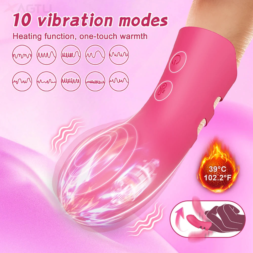 NEW Arrivals Finger Vibrator Masturbation Sexy Adult Female Couple Clitoris Penetration Vagina Vibration Stimulator Dildo Vibrator Adult Toys