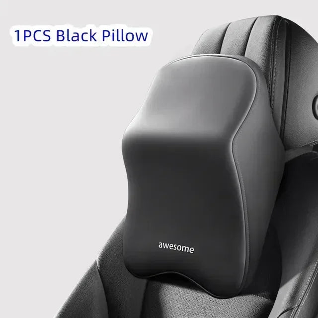 NEW Arrivals Car Lumbar Back Support Headrest Neck Pillow Memory Foam Lumbar Pillow Universal Soft Neck Pillows Cushion Car Seat Cushion