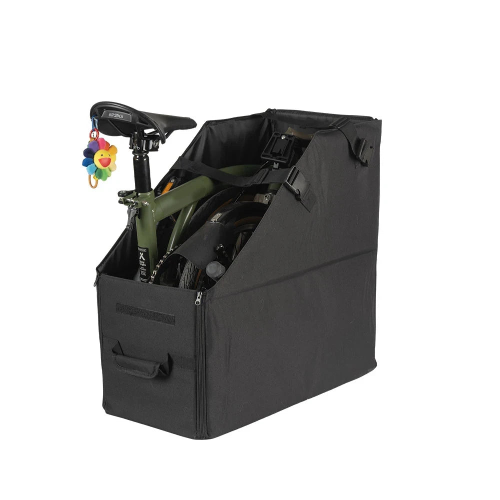 NEW!!!! Folding Bike Storage Box For Brompton Fit 14-22 Inch Folding Electric Bicycle Waterproof Car Trunk Folding Storage Box