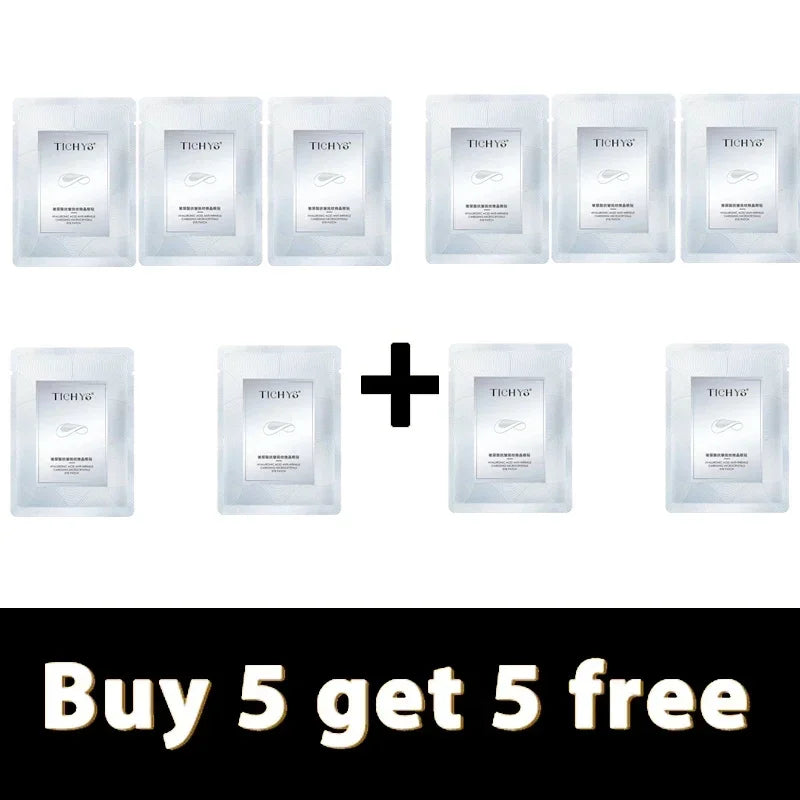 NEW BUY 10 Get 12 Free Micro-Needle Eye Patch Hyaluronic Acid Anti-Wrinkle Eye Mask Fine Lines Remove Moisturizing Eye Mask Women Beauty Salon Spa Supplies