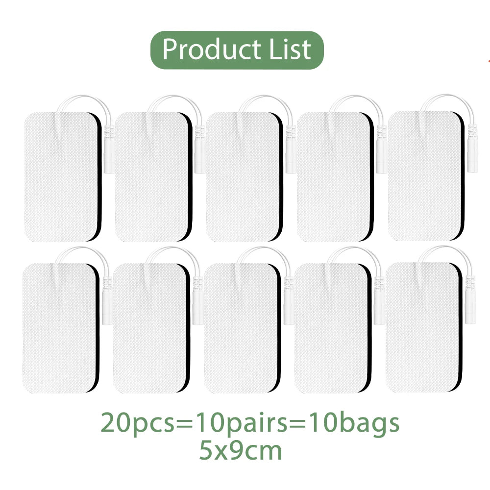 NEW Arrivals 50PCS Set Electrode Pads Gel For Tens Acupuncture Physiotherapy Massager Patches Slimming Pulse EMS Muscle Stimulator Sticker