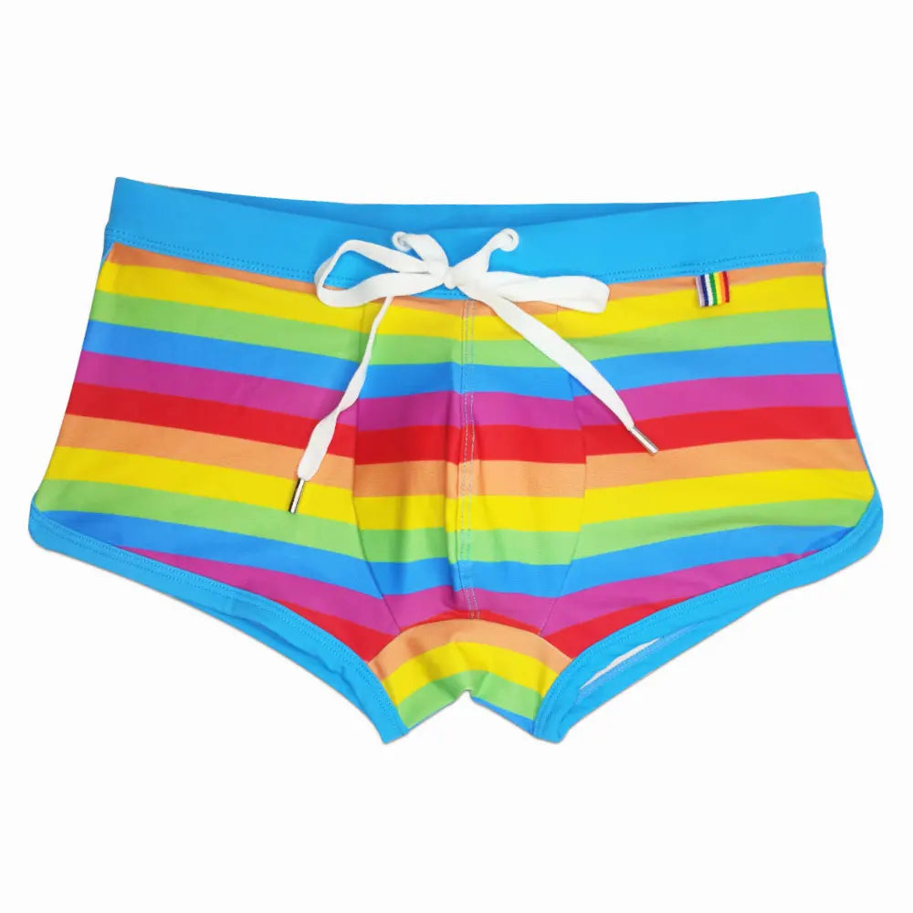 Hot Sexy Men Swimwear Summer Swimsuit Kids Surf Man Trunks Push-up Beach Low-Waist Pride Day Gay Swim Bathing-Pants surfing