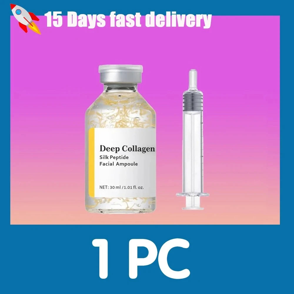 Buy 5 Get 5 Free Silk Peptide Intensive Lifting Ampoule |Anti-Aging Serum For Face With Collagen & 30 Peptide Complex Skin Tightening & Firming Women Skin Care Supplies