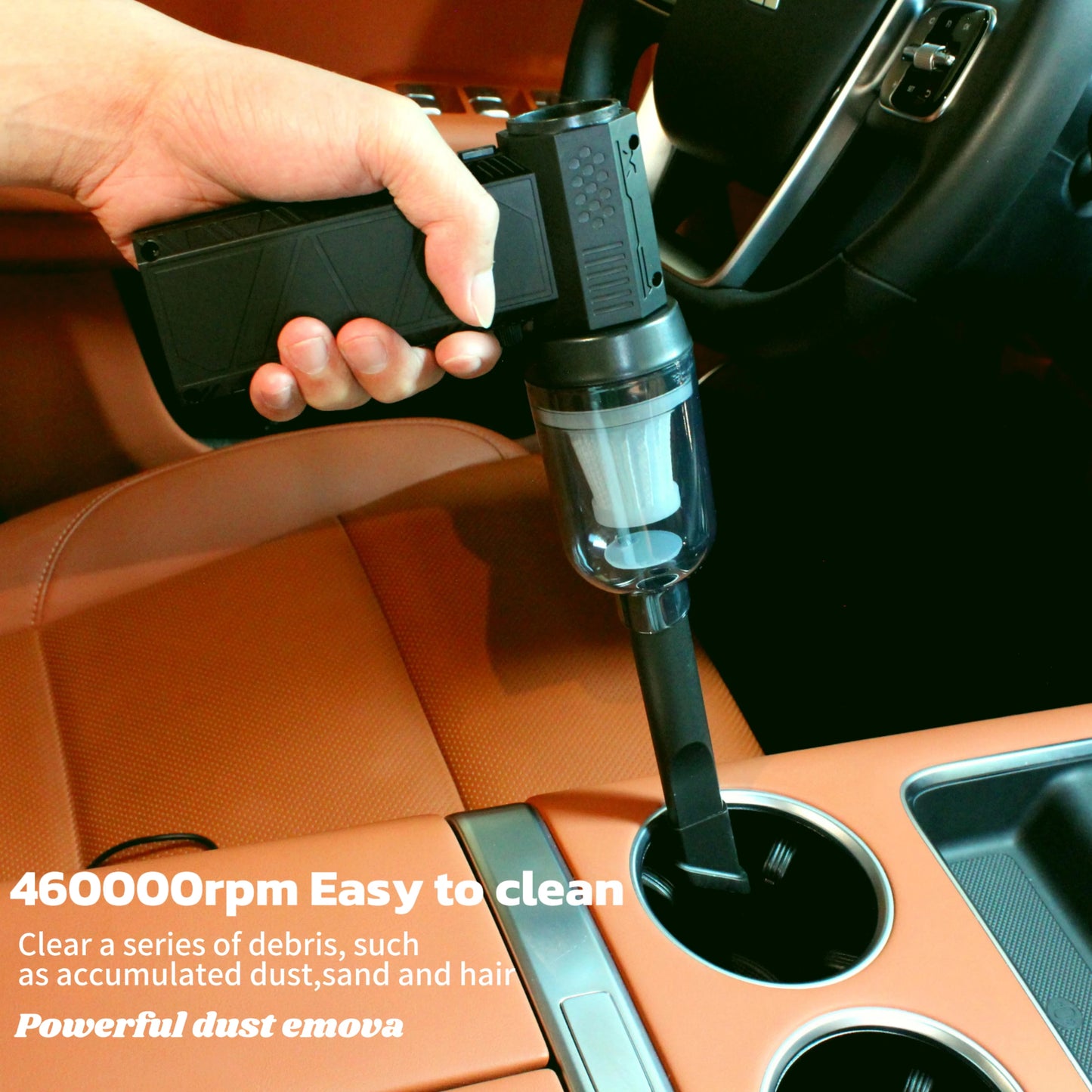 NEW Arrivals Wireless Violent Fan Set 480000RPM Powerful Air Blower Vacuum Dust Cleaner Type-C Charging Strong Winds 62m/s Brushless Turbo Jet Blower BBQ Camping Home PC Car Cleaning Supplies