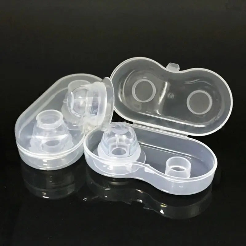 NEW Arrivals 1 Pair Silicone Women Maternity Nipple Corrector Painless Nipple Sucker Puller Aspirator for Correction Flat Inverted Nipples Female
