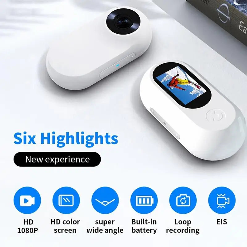 NEW Arrivals Pet Collar Camera HD 1080p Mini Sports Camera With Screen Video Recording Outdoor Wireless Camera Collar Pet Cat Safety Supplies