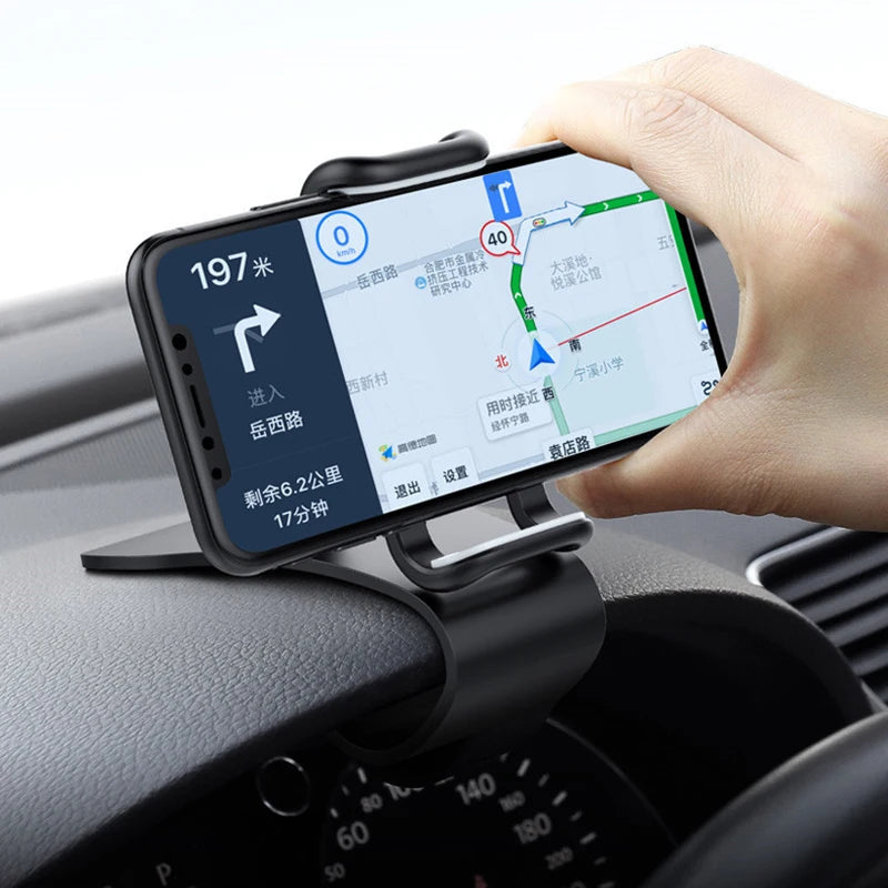 NEW Arrivals 360 Rotatable Car Phone Holder Universal Cell Phone Stands Car Rack Dashboard Support for Auto Grip Mobile Phone Fixed Bracket