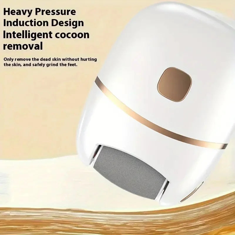 NEW 3 Heads Set Rechargeable Electric Foot Grinder for Thick Faux Leather USB Personal Care Tool with Interchangeable Heads Grooming Tool