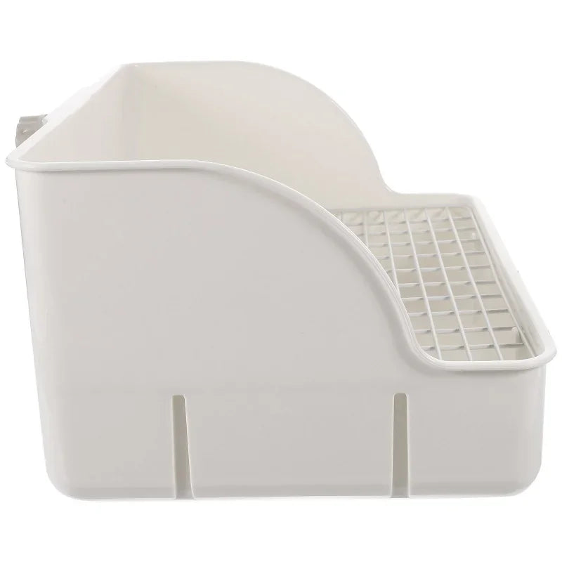 Rabbit Potty Pet Bedpan Bunny Cage Toilet Large Washable Dog Cat Pee Pads Plastic for Bunnies Pets
