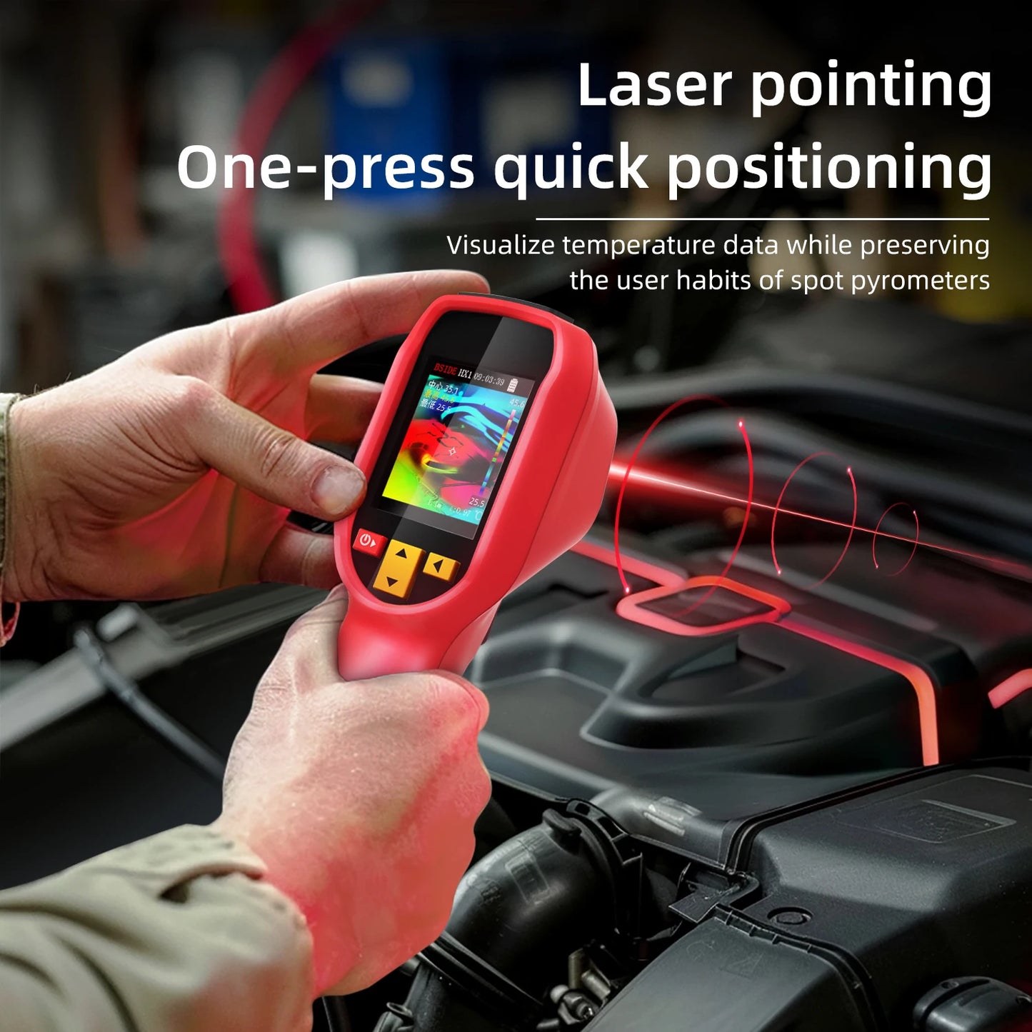 NEW Arrivals HOT SALE Infrared Thermal Imager Camera Laser Thermographic HD Display For Circuit PCB Repair Pipeline Detection Medical Laser Positioning Electronics Supplies