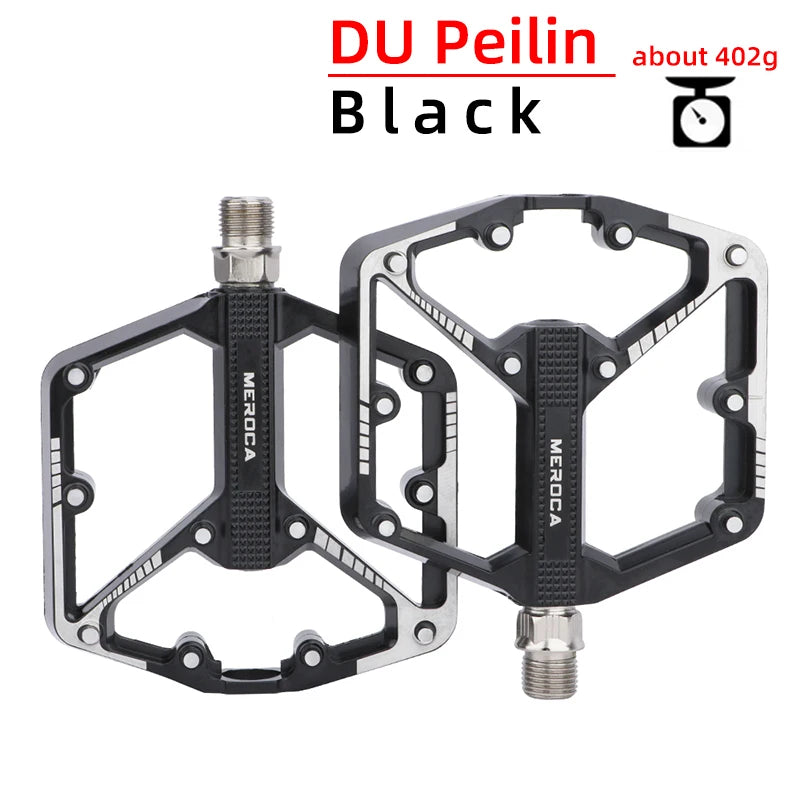 NEW Arrivals Ultralight Sealed Bearing Pedal Non-Slip Al Alloy Multi Specification Plating/Black Use for MTB BMX Road Bike about 410g Professional Pedals Bicycle Parts Accessories Sports Supplies