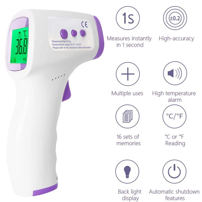 NEW 3PCS Set LCD Portable Health Care Pulse Meter BP Monitor Automatic Digital Arm Blood Pressure Monitor Tonometer Meter Sphygmomanometer Health Care Supplies