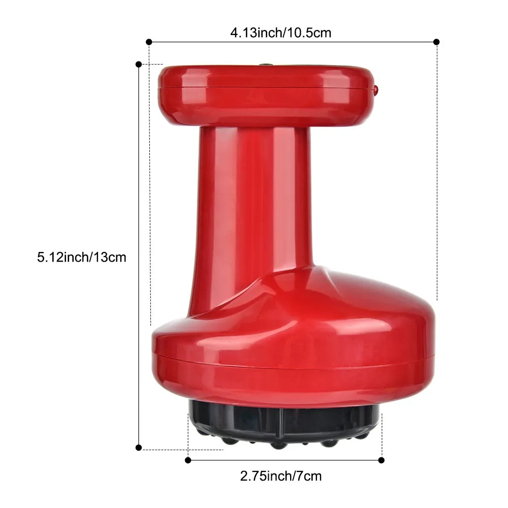 Electric Cupping Massage Therapy Apparatus Vacuum Suction Cup 2 Gears Gua Sha Scraping Device Meridian Therapy Fat Burning