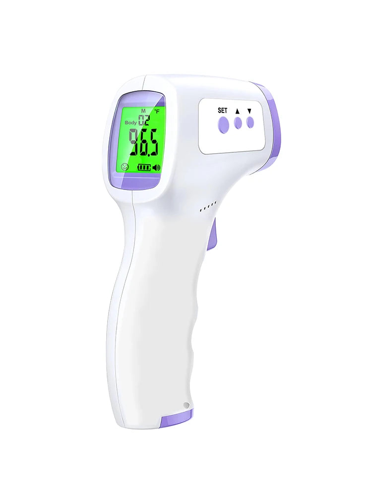 NEW Arrivals For Adults and Babies Digital Infrared Thermometer Forehead Body Non-Contact Fever Thermometers Or Medical Portable Finger Pulse Oximeter Blood Oxygen Health Care Supplies