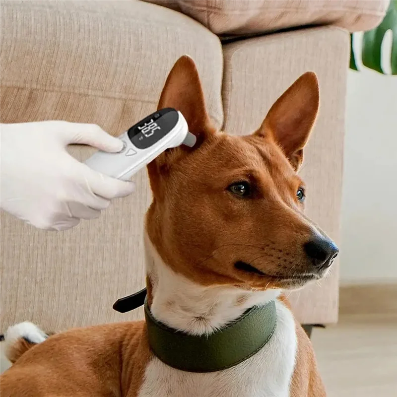 NEW A04G-Dogs Cats Horses Ear Thermometer Animal Thermometer Non-Contact Electronic For Home And Clinic Vet Accessories Pets Heath Care Supplies