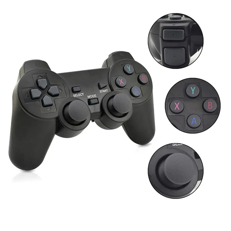2 PCS 2.4Ghz Wireless Gamepad No Delay Game Controller USB Joystick For PC Android TV BOX GAME BOX Classic Exterior Design