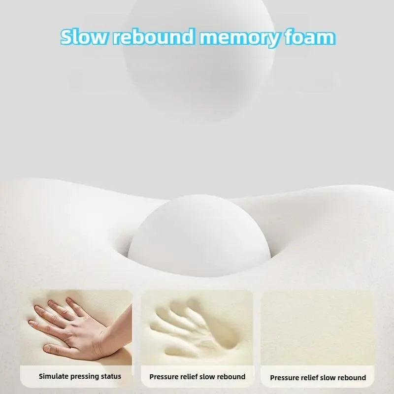 NEW Arrivals Lying in Bed Pillow Prone Pillow Multi-Functional Prone Pillow Memory Foam Ergonomic Pillow Machine Washable And Hypoallergenic Massage Relaxation Supplies