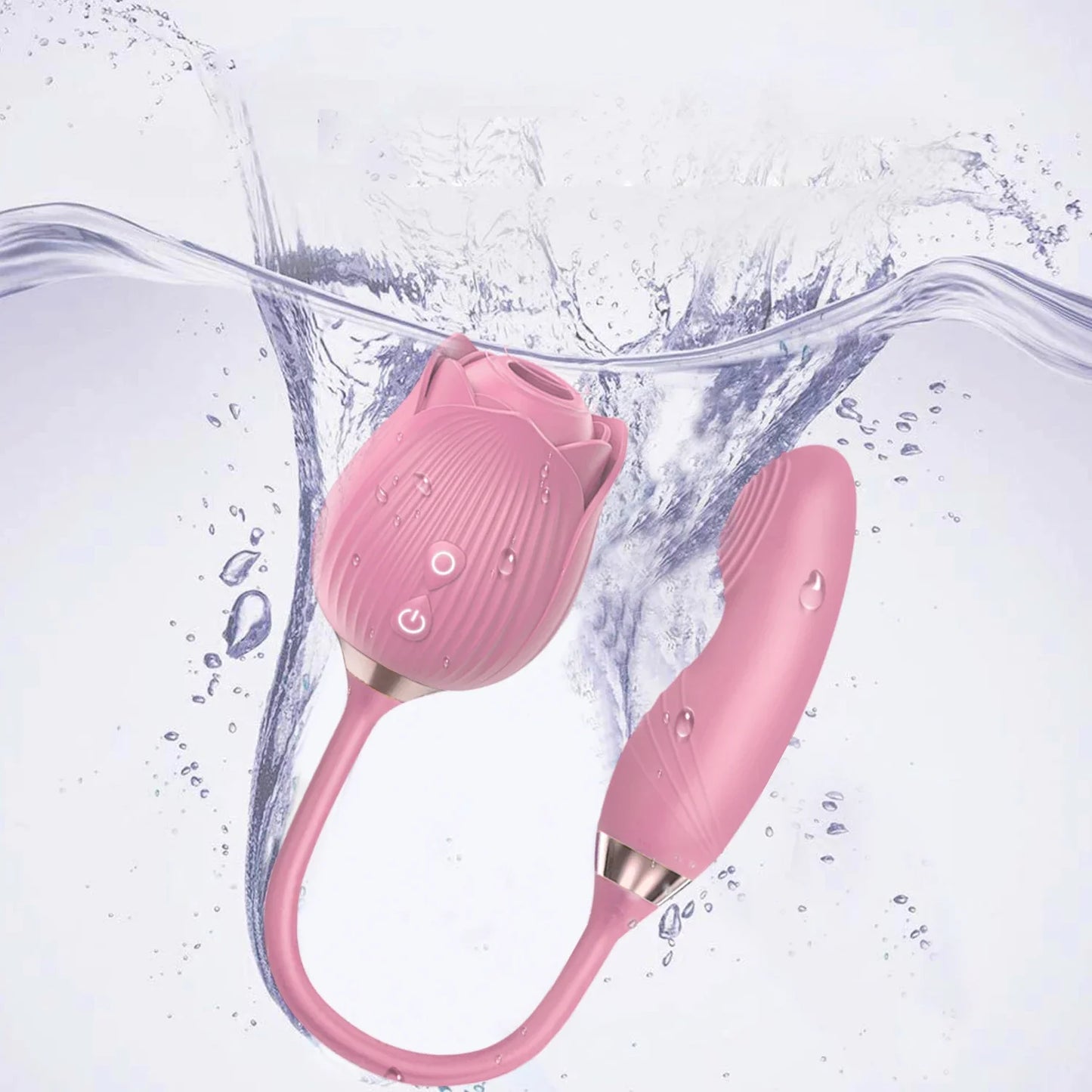 NEW Arrivals Rose-Sucking Thrusting Dildo Vibrator for Women Masturbation Nipple Clit Stimulator Vibrating Egg Tongue Licking Clitoris Sucker Sex Toy