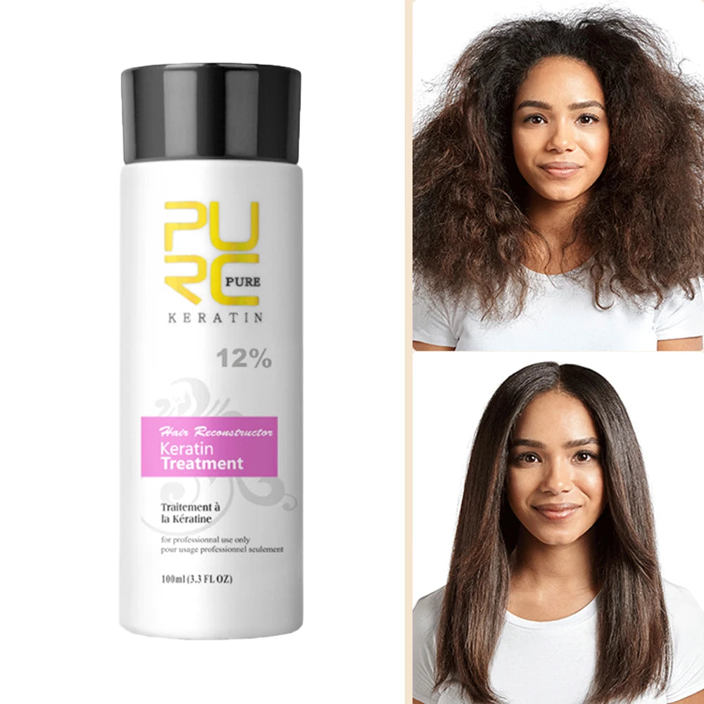 1000ML Brazilian Keratin Treatment Professional For Hair Care Product Smoothing Health Straightening Curly Hair Shampoo 12% Hair Care Products