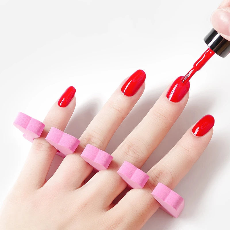 NEW Arrivals 200/400PCS Set Nail Art Toes Separators Soft Sponge Fingers Foot Gel UV Polish Coating Painting Manicure Pedicure Tools Foam Women Cosmetic Accessories Manicure Pedicure Supplies