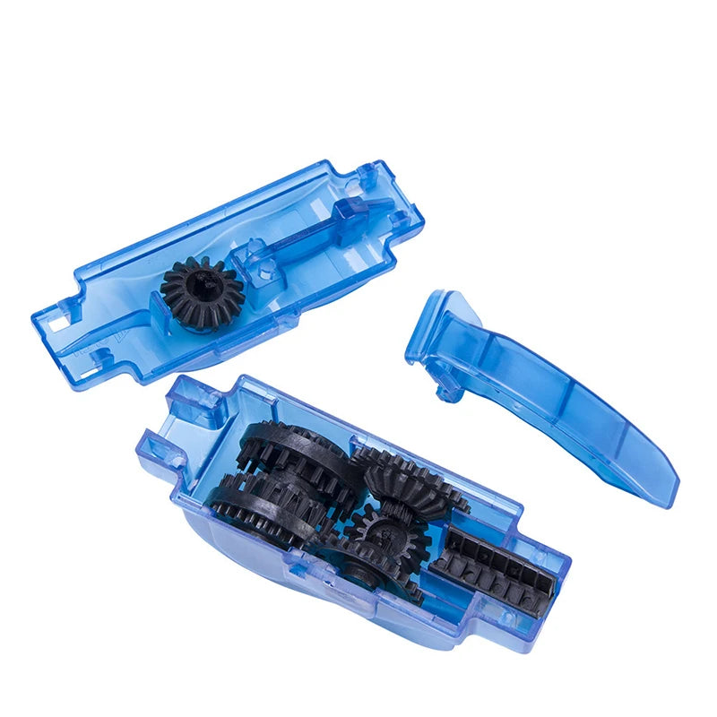 NEW Arrivals 4PCS Set Portable Bicycle Chain Cleaner Bike Brushes Scrubber Wash Tool Mountain Cycling Cleaning Kit Outdoor Accessory