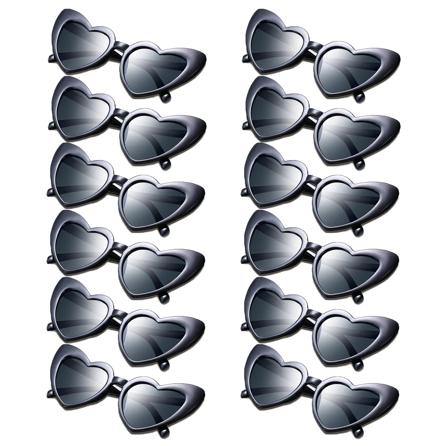 NEW Arrivals 24-48-100PCS Set Wedding Heart Sunglasses Memories for Wedding Guests Wedding Souvenirs Sunglasses Wedding Party Bachelorette Hen Party Accessories