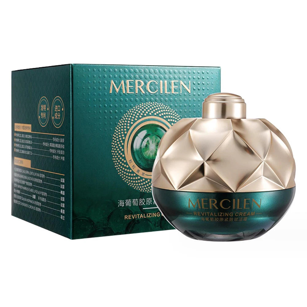 New SEA GRAPE 4 Colors Korean Collagen Firming Revitalizing Cream Hydrating Moisturizing Repair Skin Dark Yellow Rough Skin Care Korean Face Cream