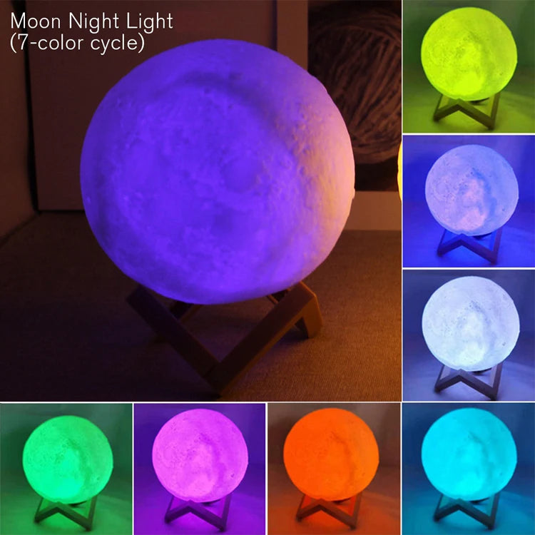 NEW Arrivals Book Light LED Moon Light Galaxy Light, Moon Night Light, Girl, Boy, Child Birthday Gift, Bedroom Decoration Home Indoor Lighting Accessories