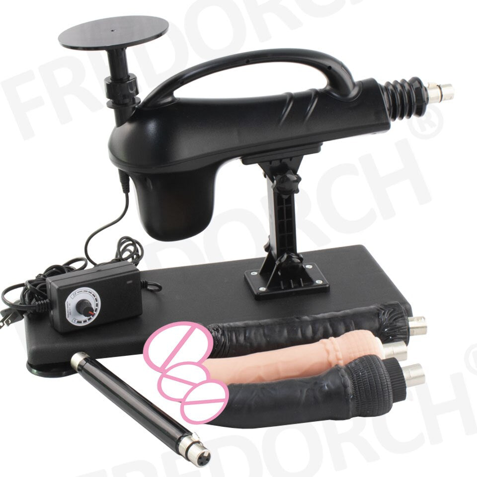 Fredorch New Automatic Sex Machine Sex Toys,Thrusting Machines for Men Women,Love Machine Device Gun with 3XLR dildo Attachments