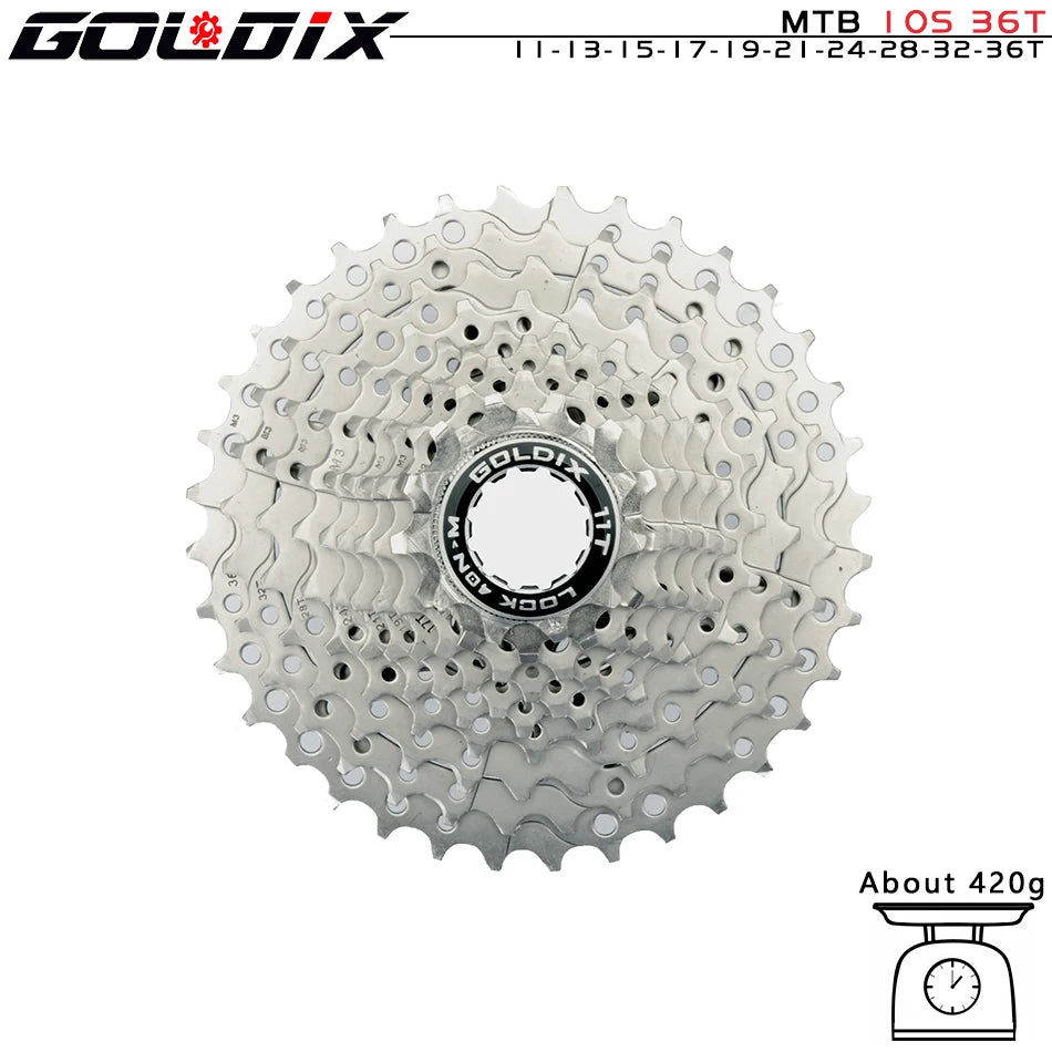NEW MTB Cassette K7 8/9/10/11/12 Speed 36/40/42/46/50/52T SUNSHINE Bicycle Freewheel Bicycle Sprocket for Shimano/SRAM Bicycle Accessories Sports Supplies