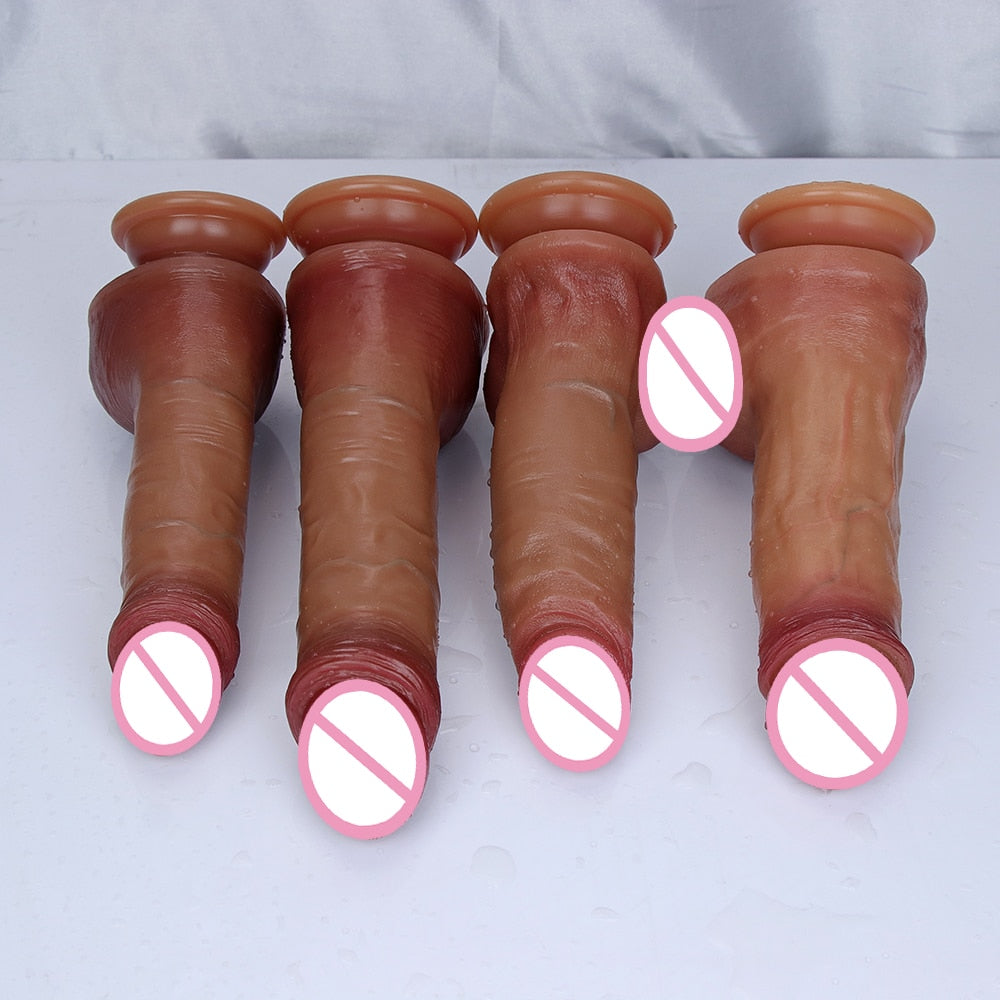 Realistic Water Spray Big Dildo Anal Sex Toy for Women Adult Gift Silicone Ejaculating Masturbators Penis Big Suction Cup Dick