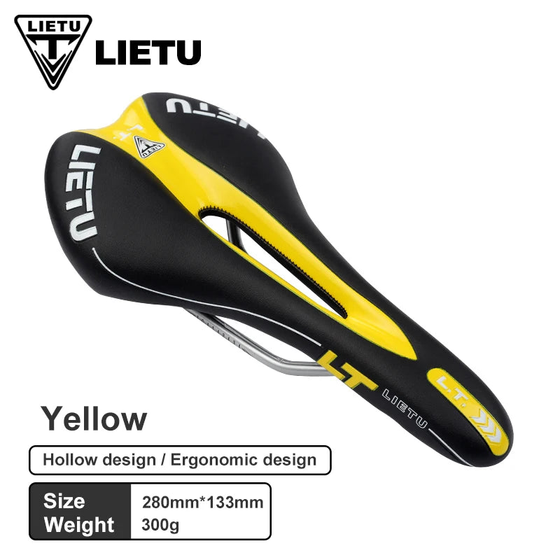 NEW Arrivals 12 Colors Bicycle Carbon Fiber Saddle MTB Road Bike Cycling Silicone Skid-Proof Saddle Seat Silica Gel Cushion Seat Leather Front Seat Mat Bicycles Accessories