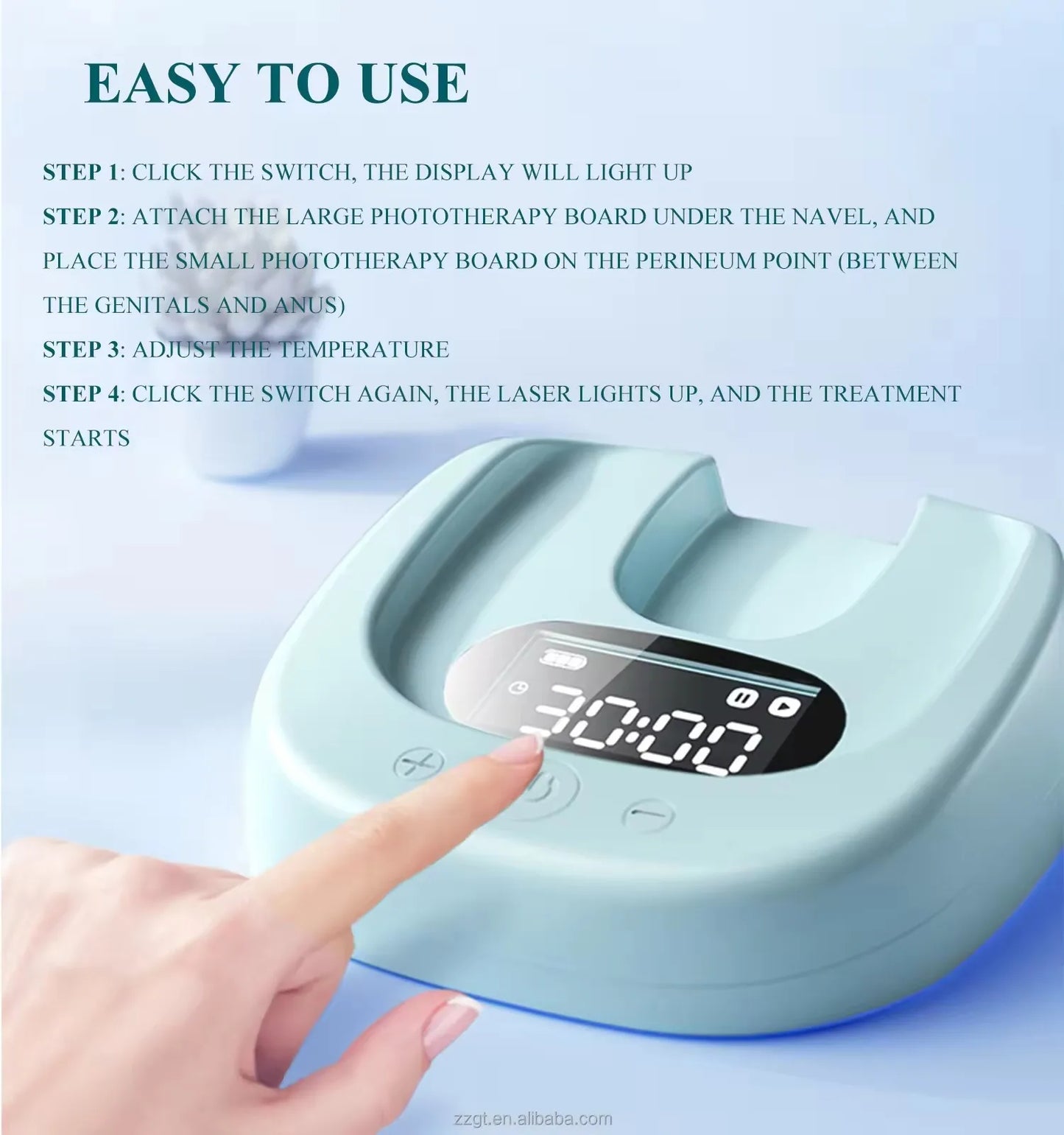 Household Prostate Gland laser treatment laser ablation of prostate tissue Prostate Massager