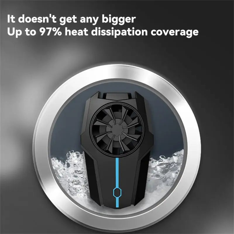 NEW!!!! Cooling Fan For Mobile Phone Rechargeable Battery Cooler Three Speed Adjustable Gaming Radiator Back Clip Phone Heatsink