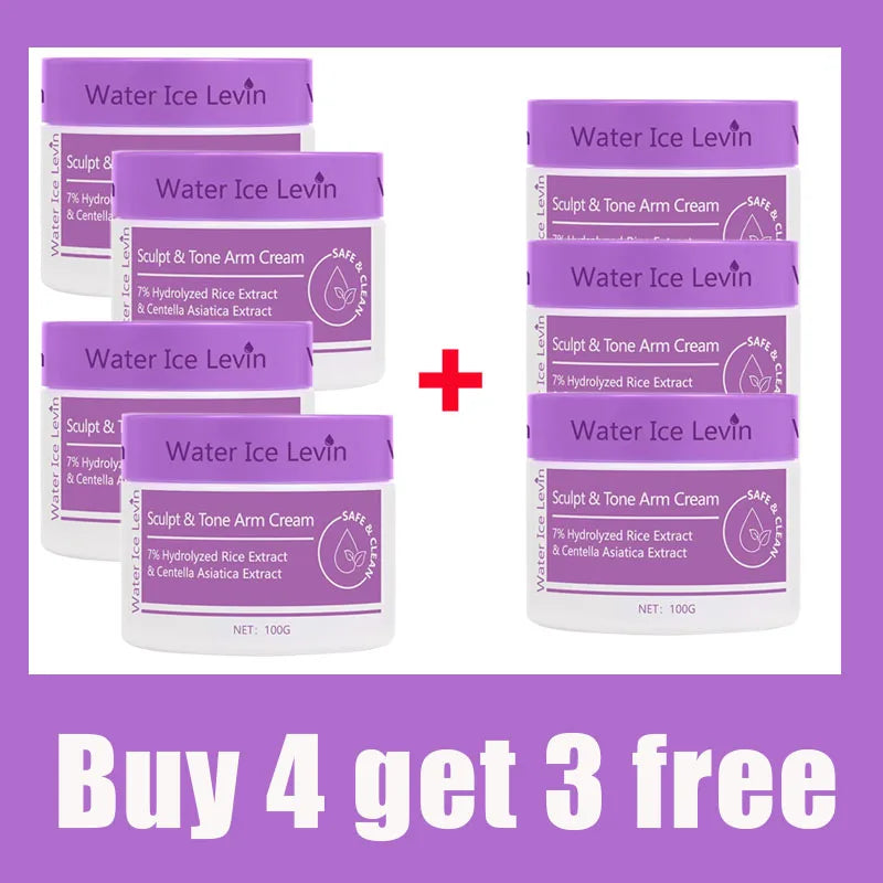 10PCS Set Sculpture and Conditioning Arm Korean Cream Collagen Rice Protein Refreshing Non Greasy Enhance Skin Elasticity Skin Tightening Deep Nourishing Shaping Arm