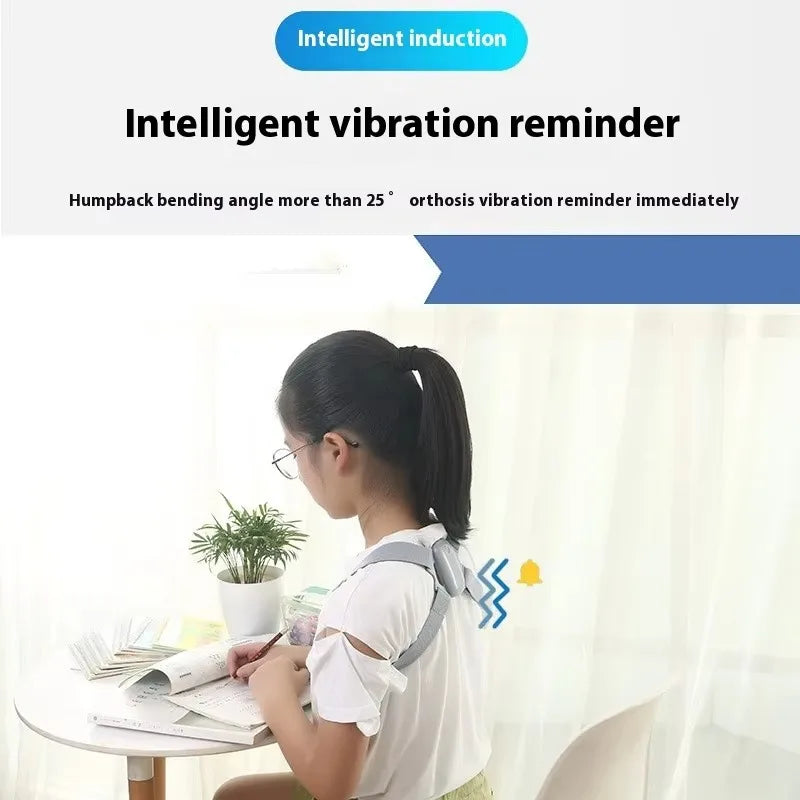 NEW Arrivals 10PCS Set Smart Posture Corrector Rechargeable Back Brace 8 Shape Vibration Reminder 400mAh Battery for Work Study Office Home Kids Sitting Back Corrector