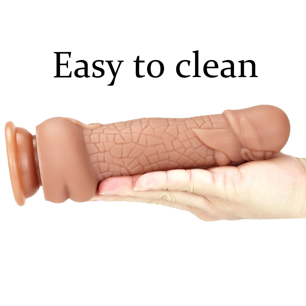 Animal Penis Super Soft Dildo for Adult Sex Toys for Woman Gay Monster Dick Suction Cup Anal Plug Male Masturbator Sex Products