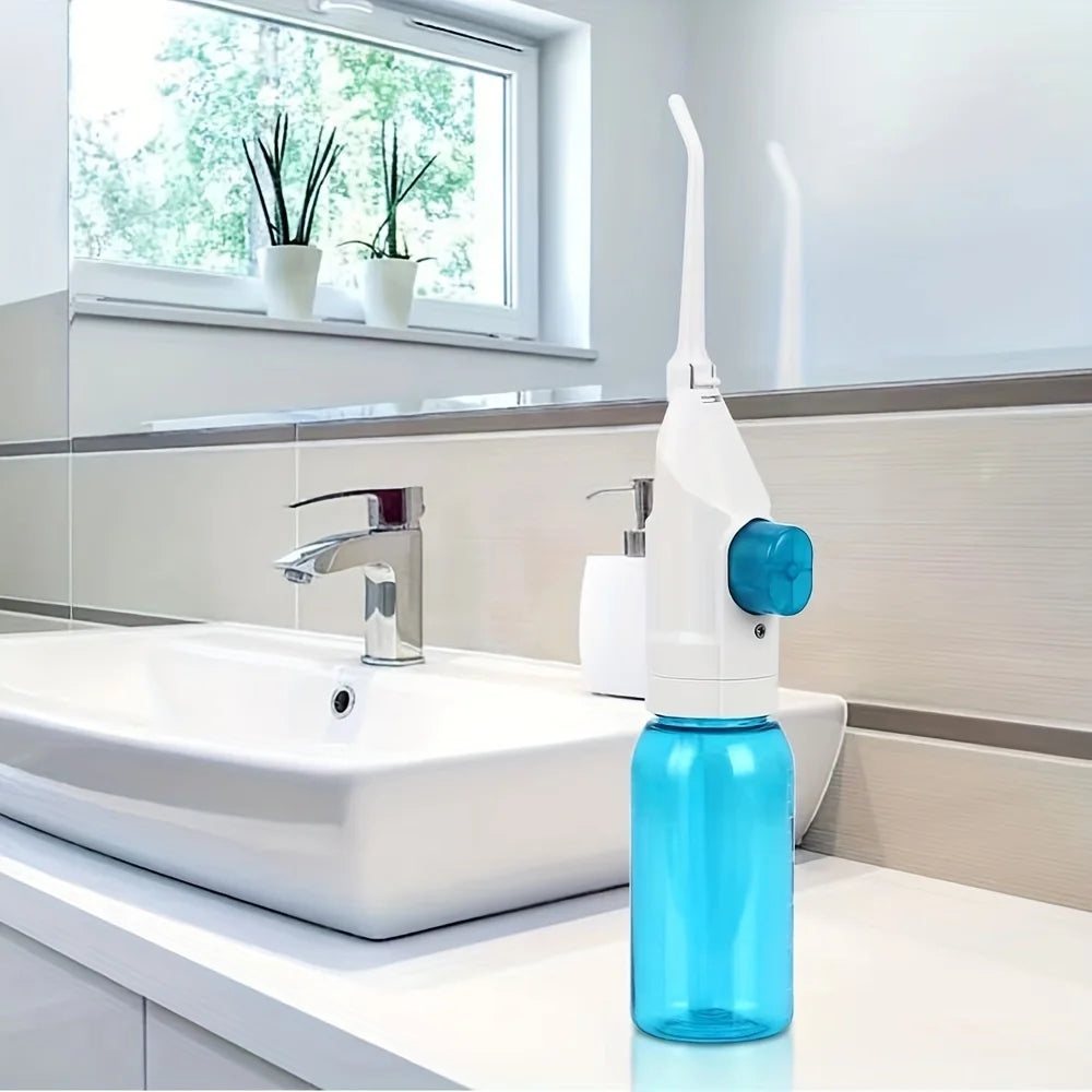 NEW Household High Pressure Oral Irrigator Portable Teeth Clean Water Dental Floss Manual High Pressure Water Toothpick Dental Accessories